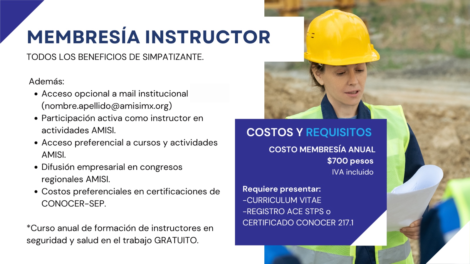 Membresía Instructor